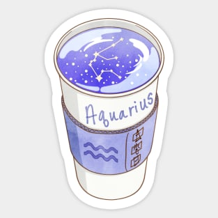 Aquarius Takeaway Sticker